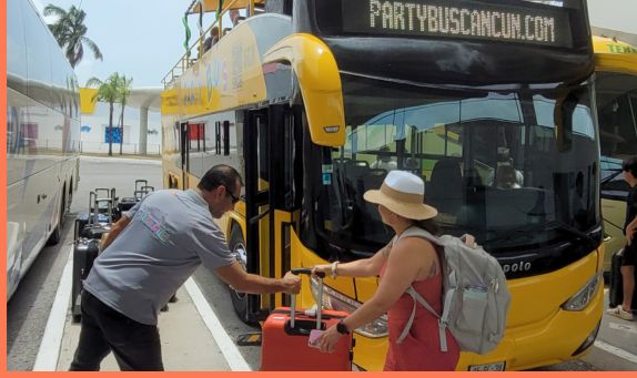 PARTY BUS CANCUN RENTAL 4